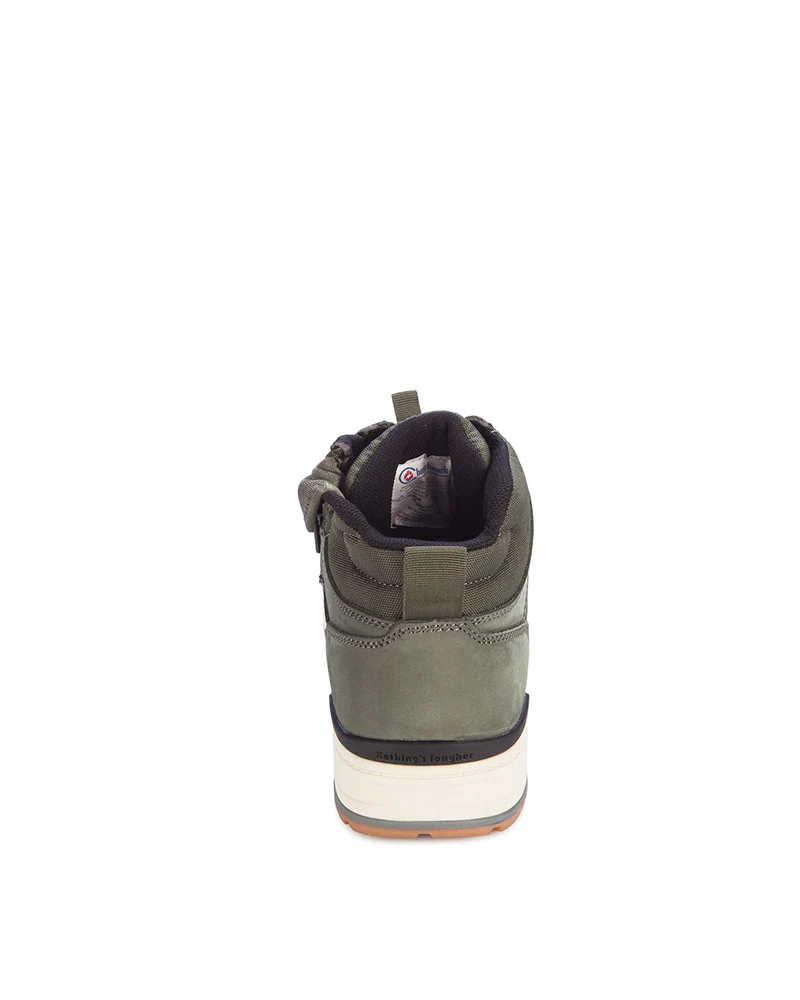 3056 Lace Zip Safety Boot - Olive - Image 3