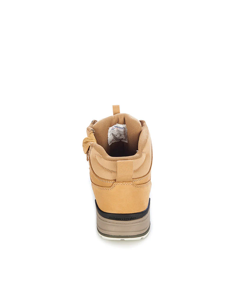 3056 Lace Zip Safety Boot - Wheat - Image 3
