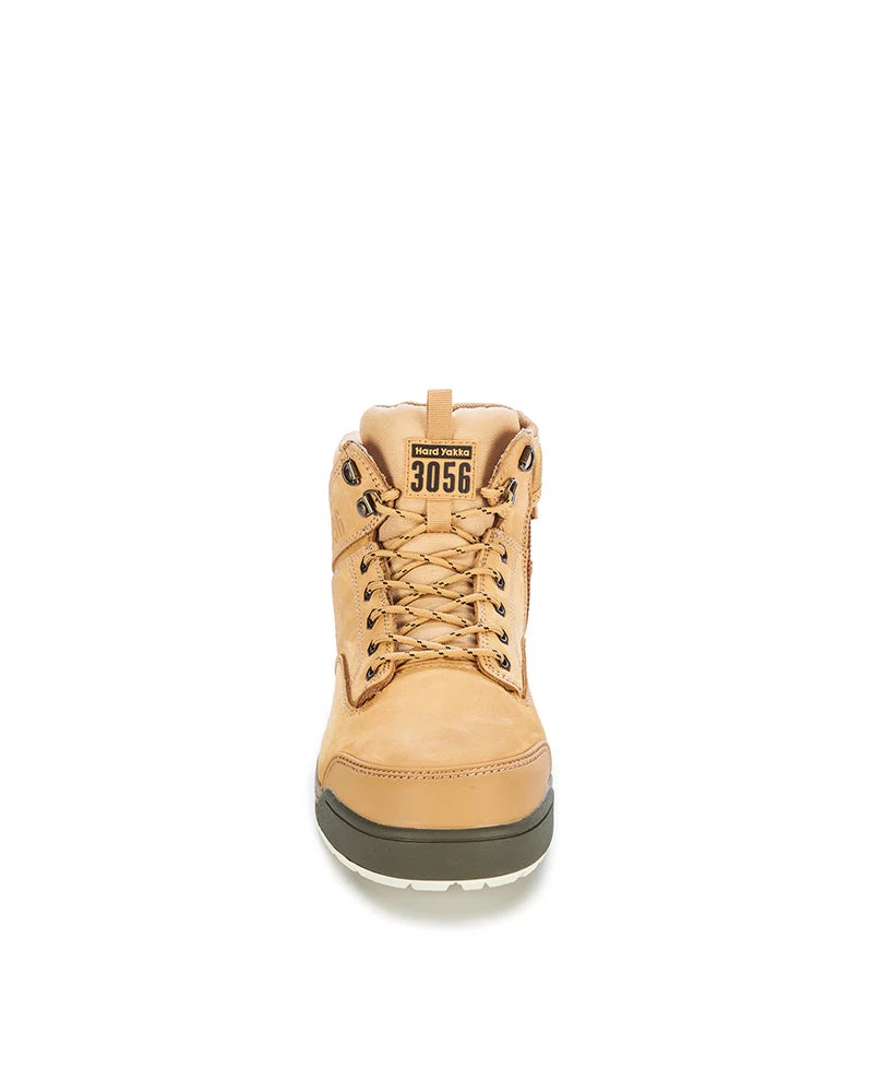 3056 Lace Zip Safety Boot - Wheat - Image 5