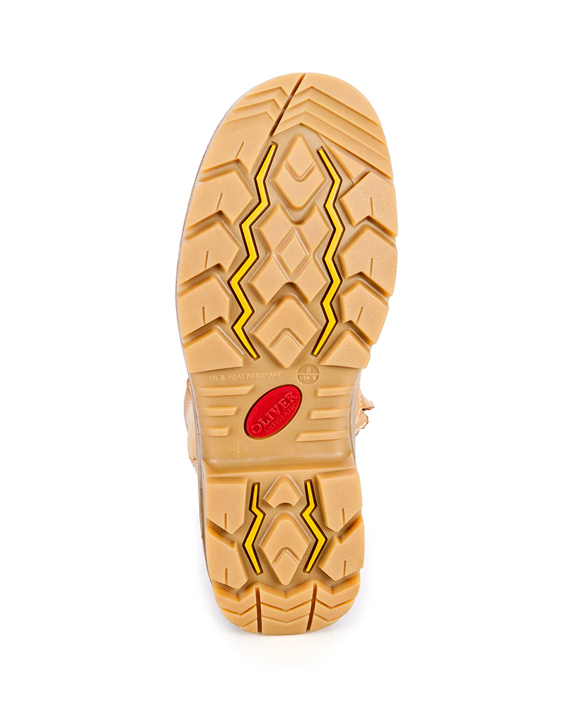 55385 High Leg Zip Sided Boot - Wheat - Image 6