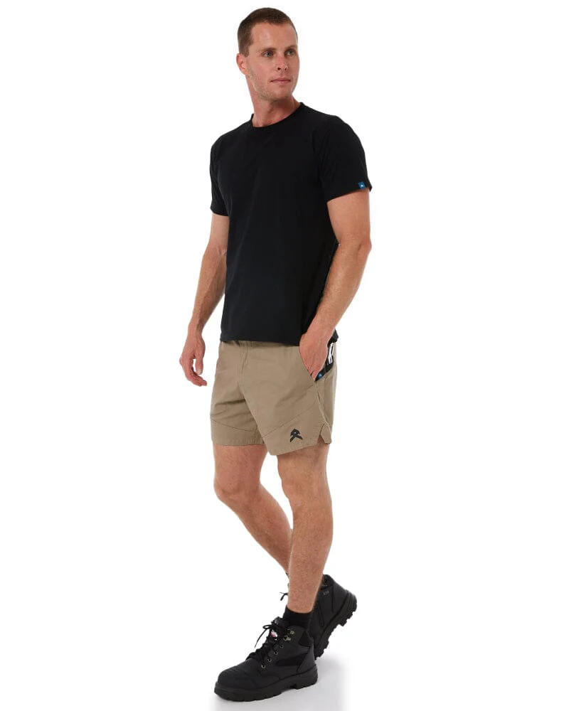 Agility Short Cotton Ripstop - Khaki - Image 2