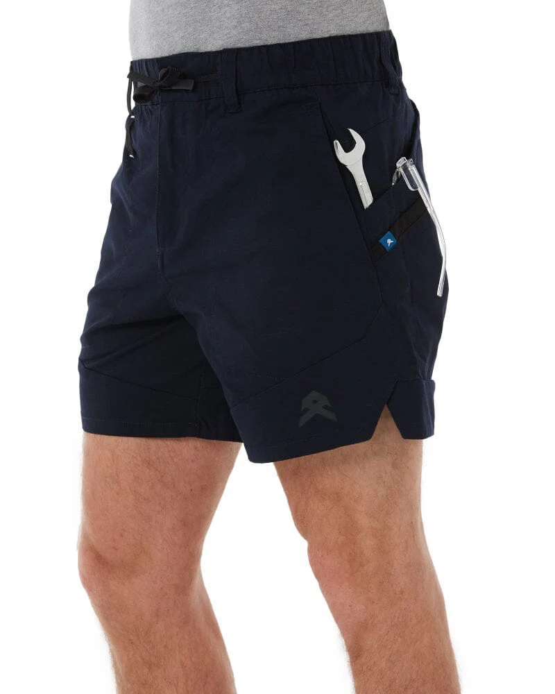 Agility Short Cotton Ripstop - Navy - Image 3