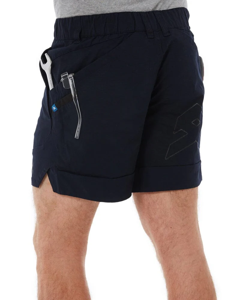 Agility Short Cotton Ripstop - Navy - Image 4