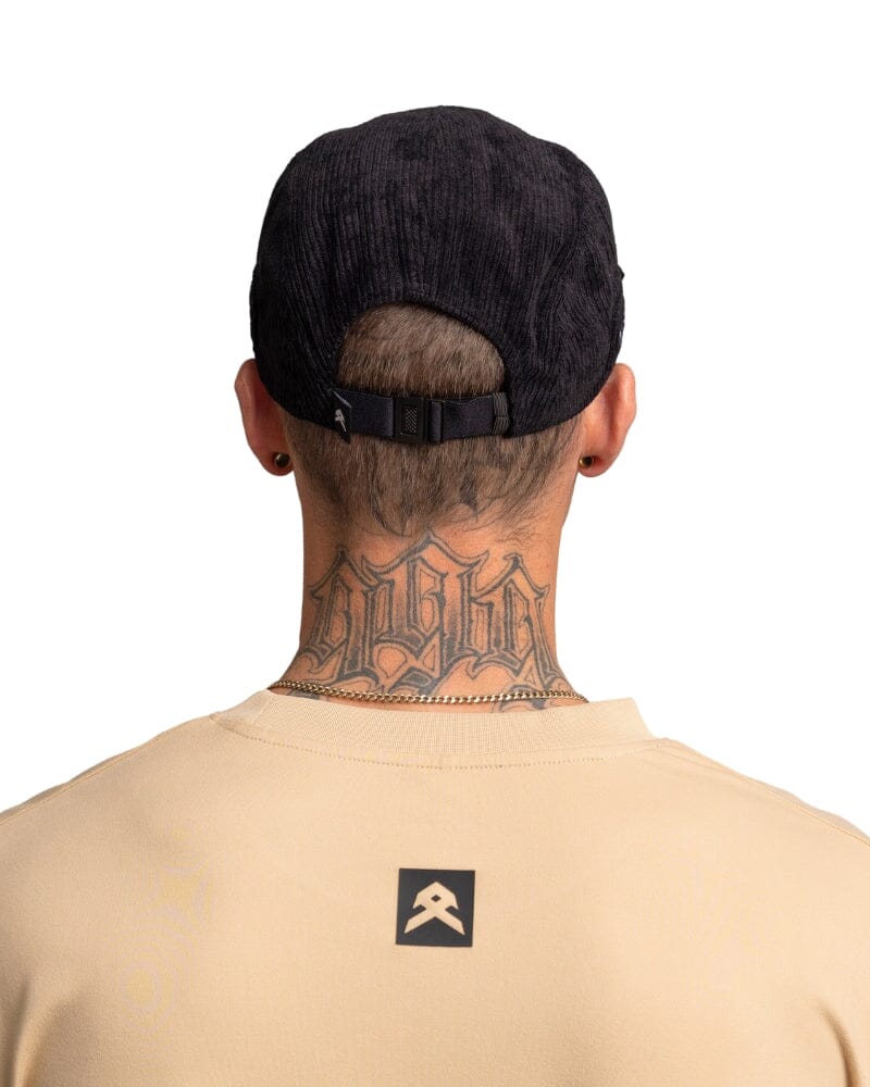 Cordory 5 Panel Hat - Black - Image 3