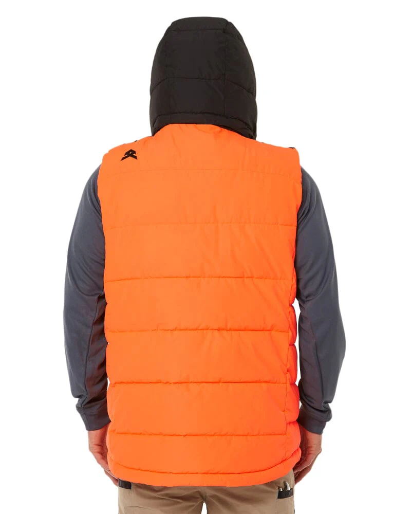 Hi Vis Puffer Vest - Orange - Image 5