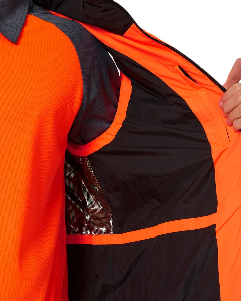 Hi Vis Puffer Vest - Orange - Image 8