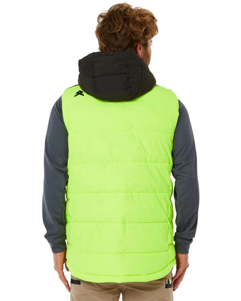 Hi Vis Puffer Vest - Yellow - Image 4
