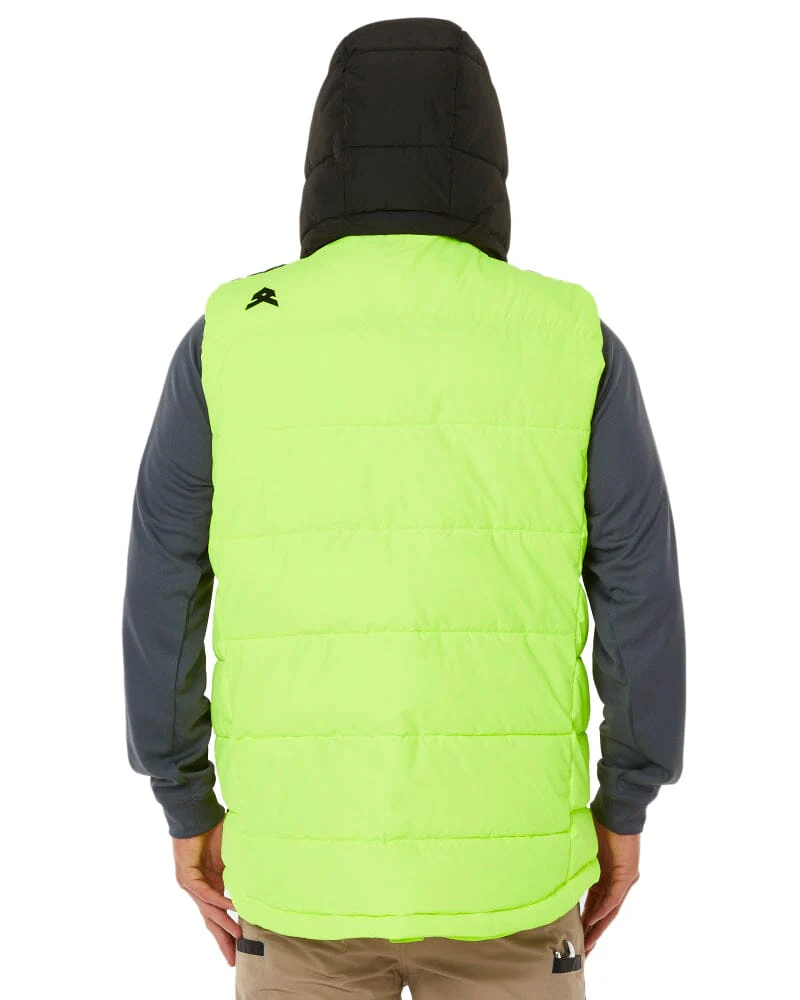 Hi Vis Puffer Vest - Yellow - Image 6