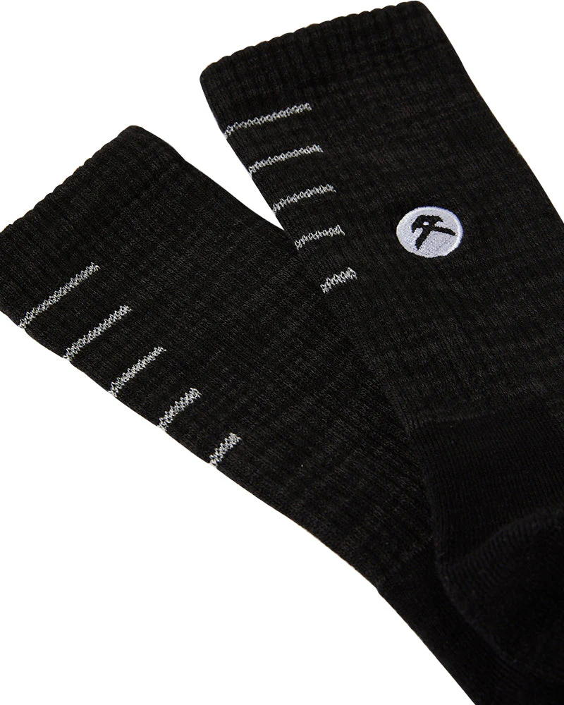 Bamboo Performance Socks 2 Pack - Black - Image 3