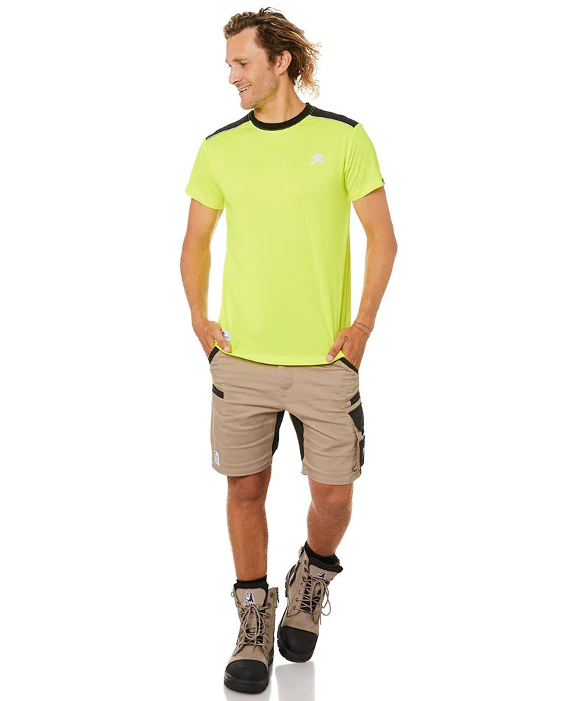 Performance Tee Hi Vis - Yellow - Image 2