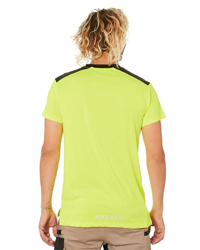 Performance Tee Hi Vis - Yellow - Image 4