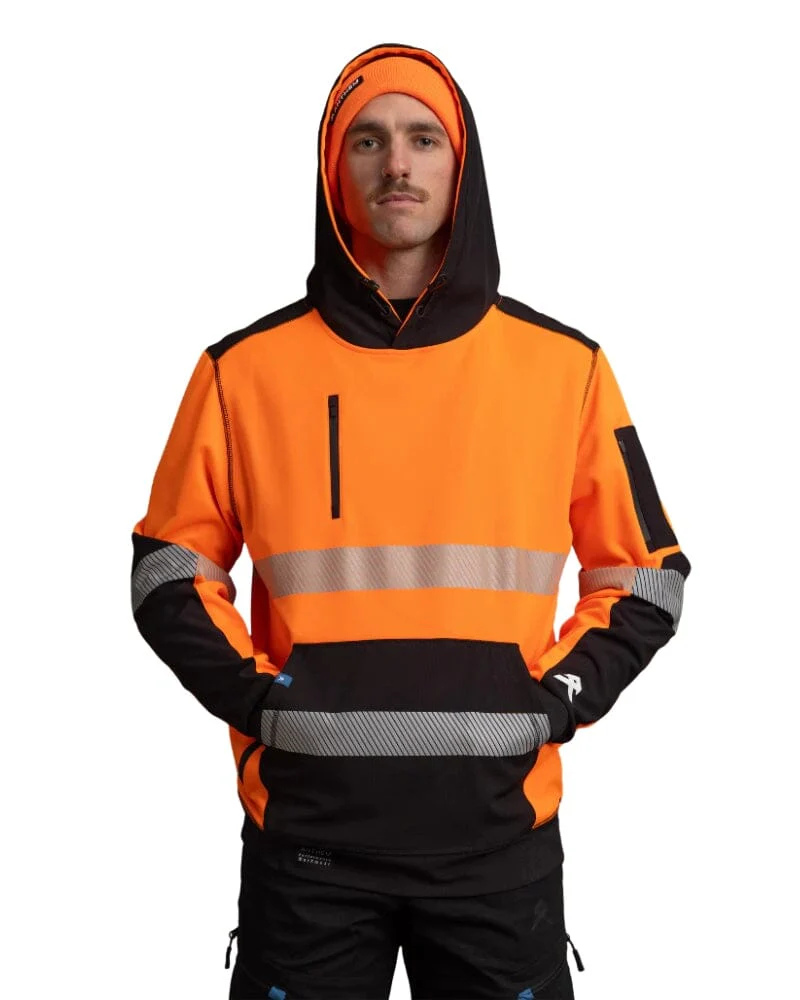 Taped Tech Hoodie 2.0 - Hi Vis Orange