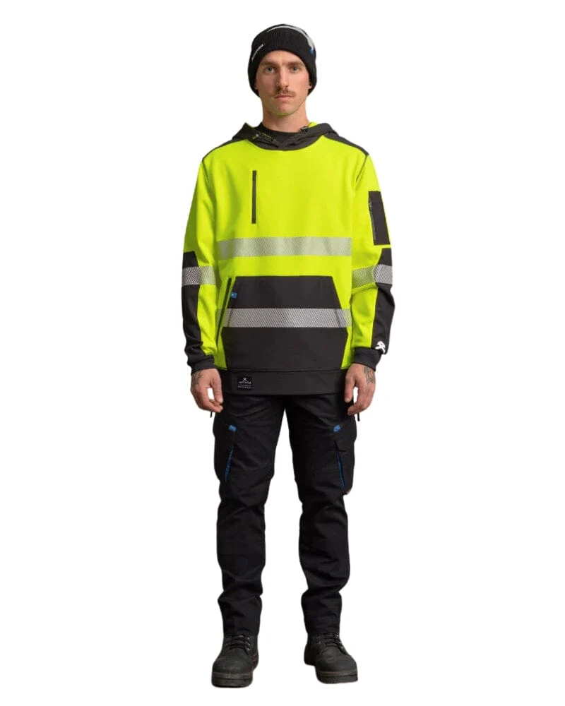 Taped Tech Hoodie 2.0 - Hi Vis Yellow