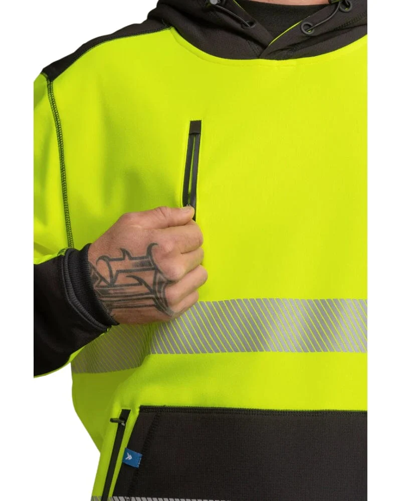 Taped Tech Hoodie 2.0 - Hi Vis Yellow - Image 7