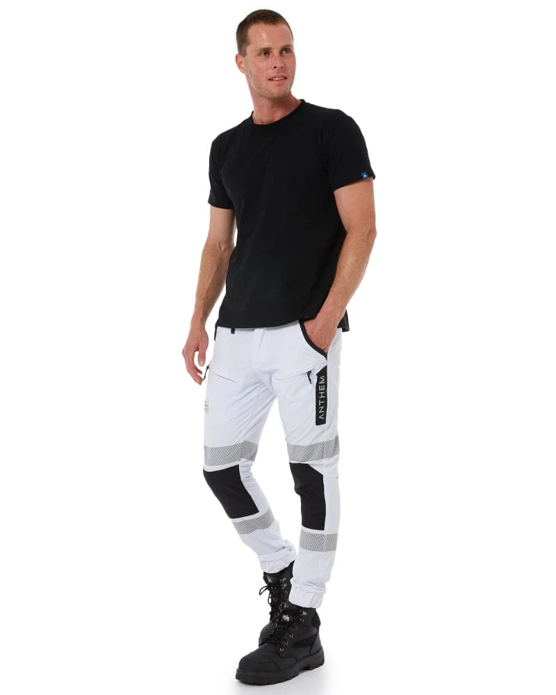 Taped Triumph Pant - White - Image 2