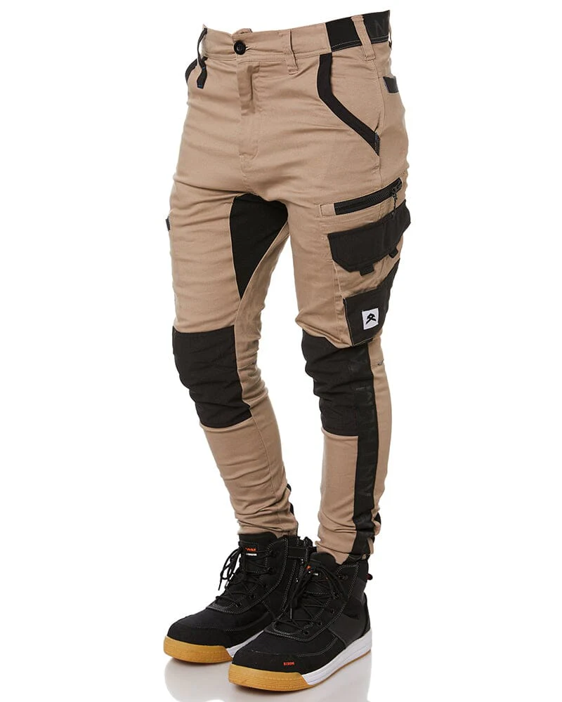 Tradies Victory Pant Twin Value Pack - Khaki - Image 3
