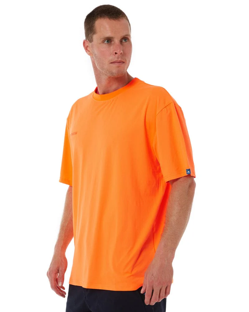 Ultimate Box Tee - Hi Vis Orange - Image 3