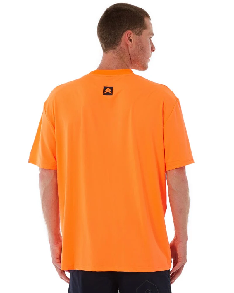 Ultimate Box Tee - Hi Vis Orange - Image 4