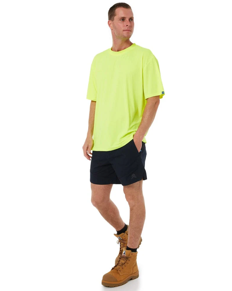 Ultimate Box Tee - Hi Vis Yellow - Image 2
