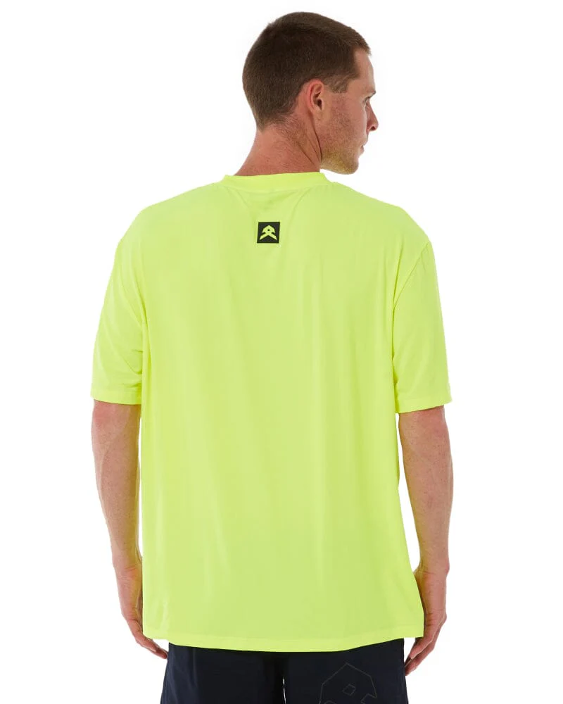 Ultimate Box Tee - Hi Vis Yellow - Image 4
