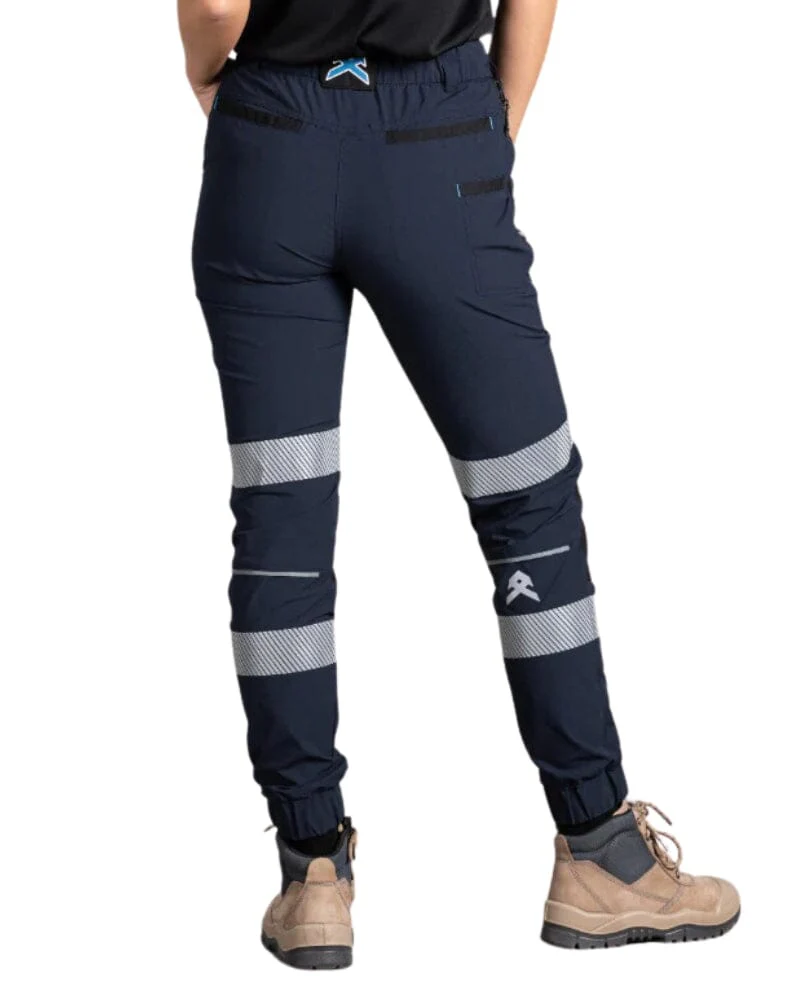 Womens Taped Triumph Pant - Navy - Image 3
