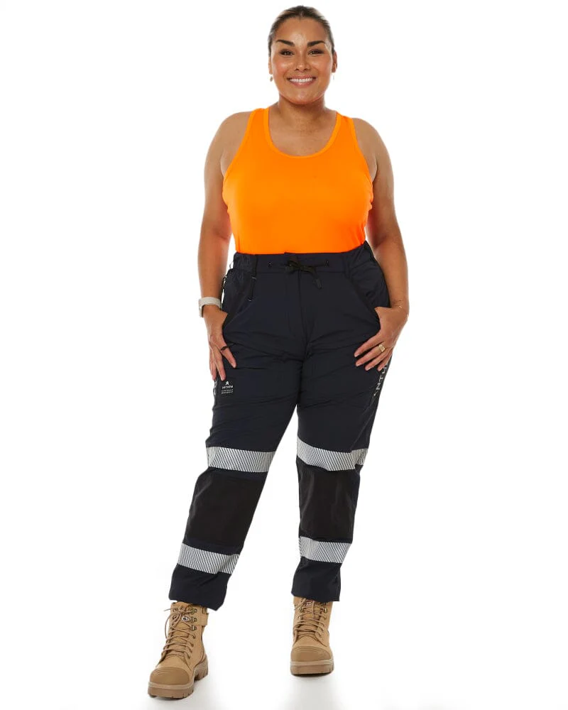 Womens Taped Triumph Pant - Navy - Image 7