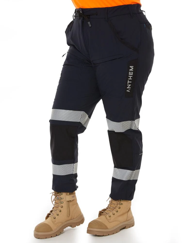 Womens Taped Triumph Pant - Navy - Image 8