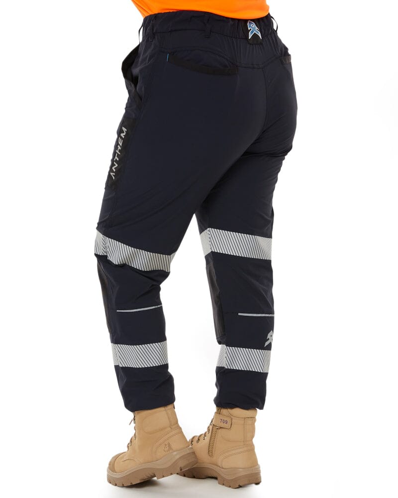 Womens Taped Triumph Pant - Navy - Image 9