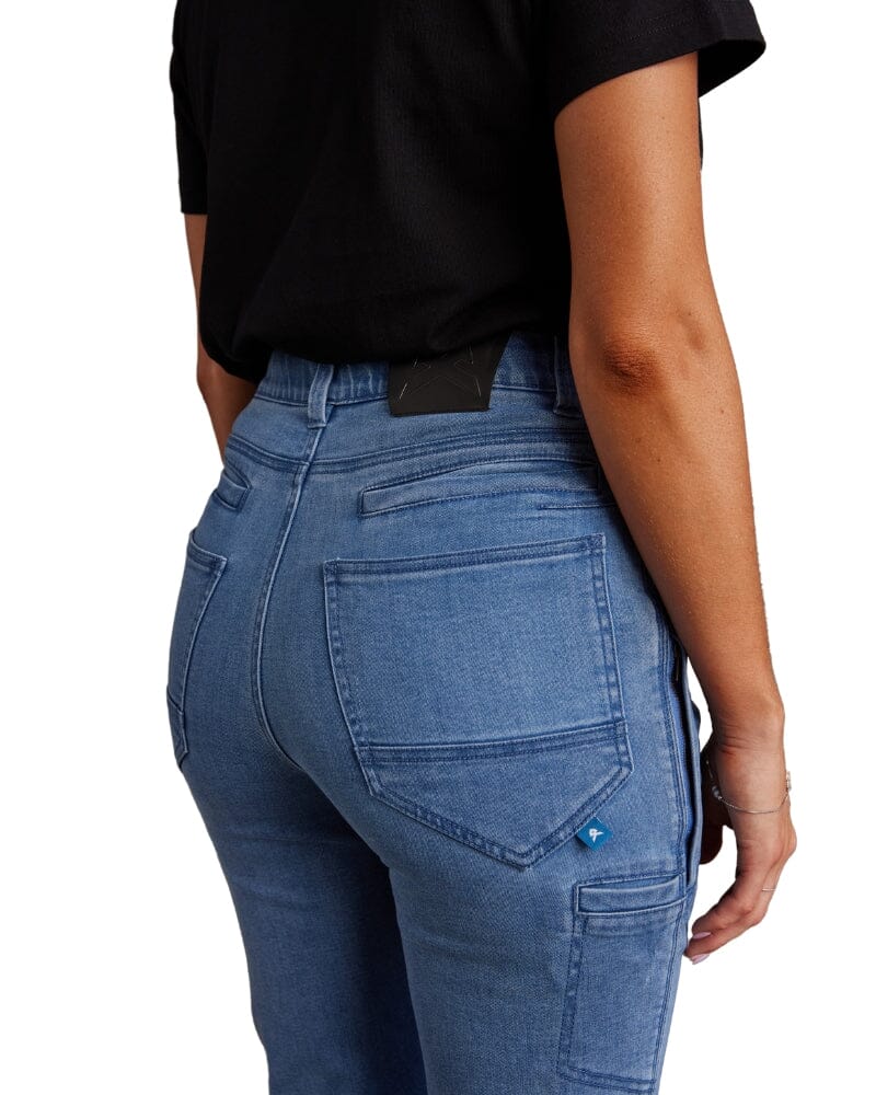 Womens Tech Stretch Denim - Blue Wash - Image 3