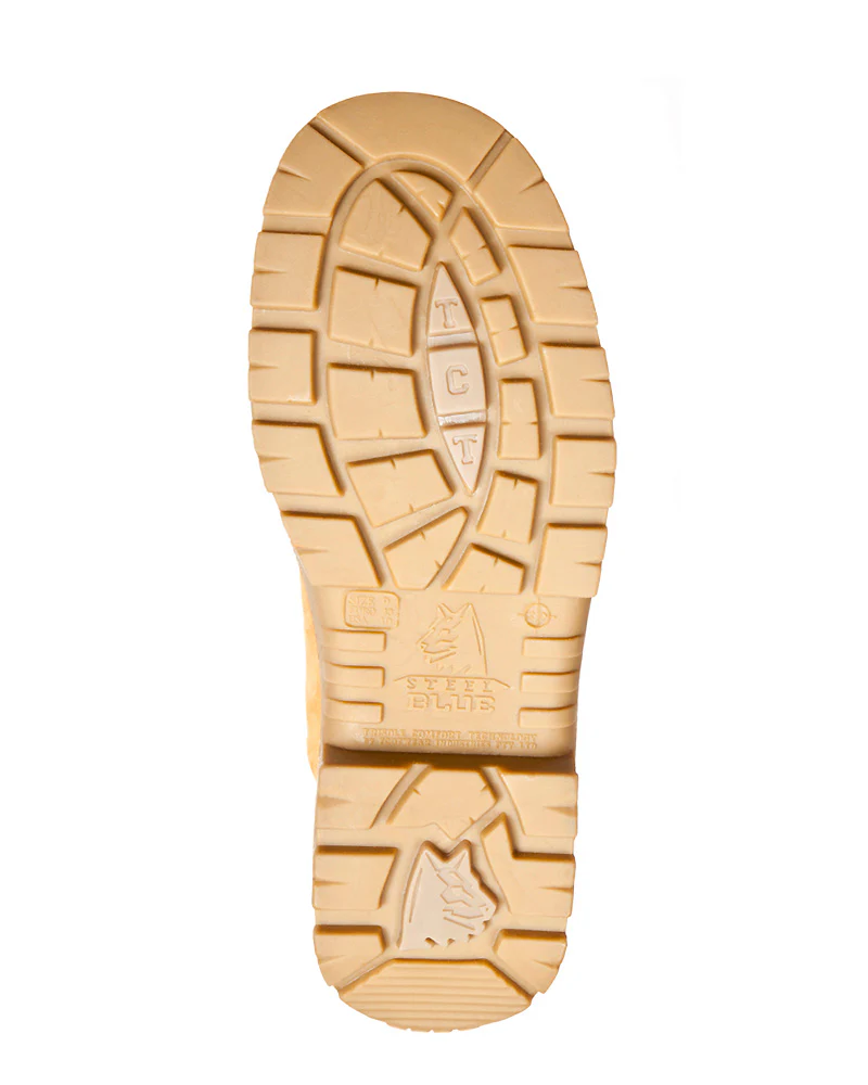 Argyle Lace Up Ankle Boot with Zip - Wheat - Image 6