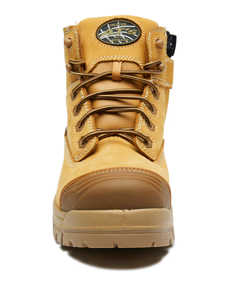 AT 45-630Z Hiker Safety Boot with Zip - Wheat - Image 5