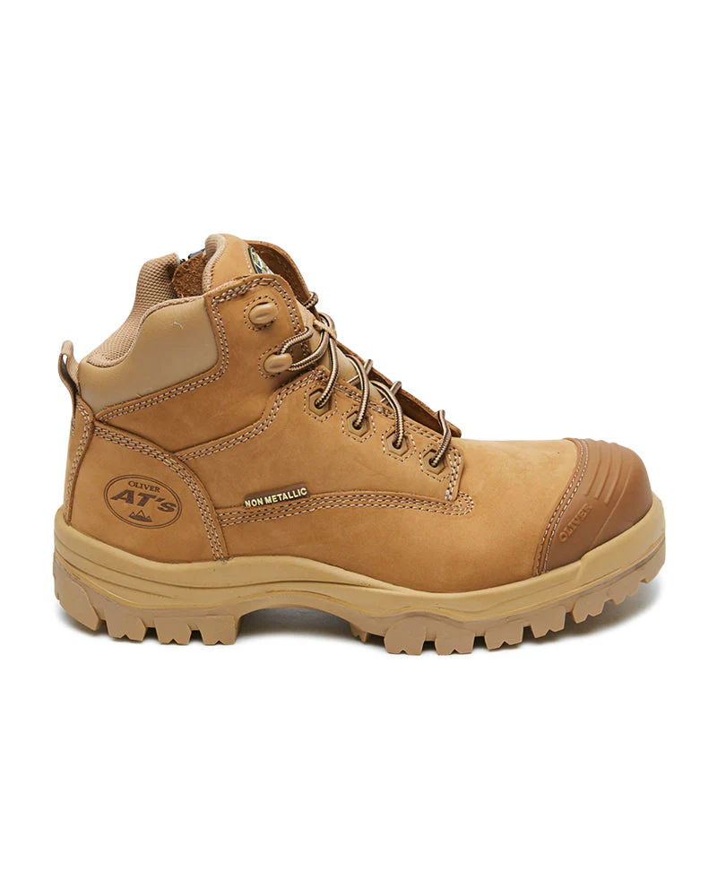AT 45-650Z Hiker Safety Boot with Zip - Stone - Image 4