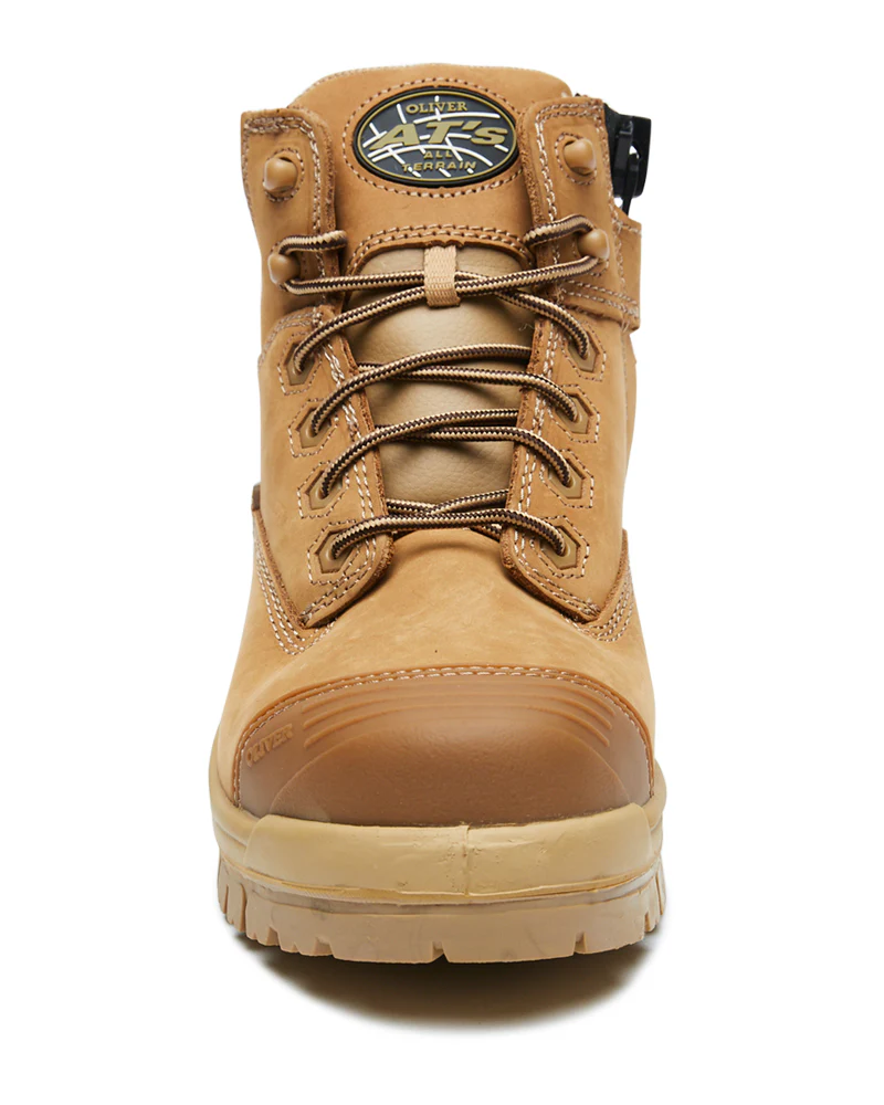 AT 45-650Z Hiker Safety Boot with Zip - Stone - Image 5
