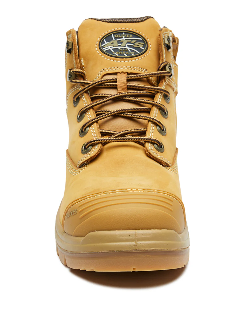 AT 55-330Z Hiker Safety Boot with Zip  - Wheat - Image 5