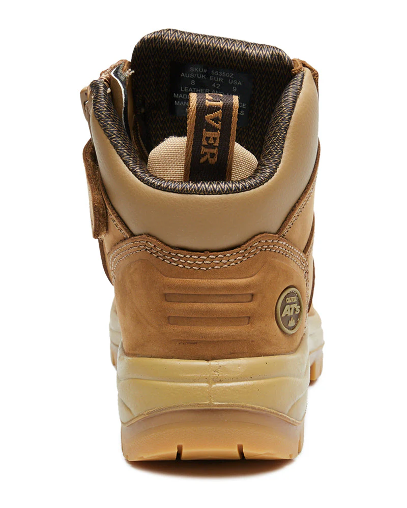 AT 55-350Z Hiker Safety Boot with Zip  - Stone - Image 3
