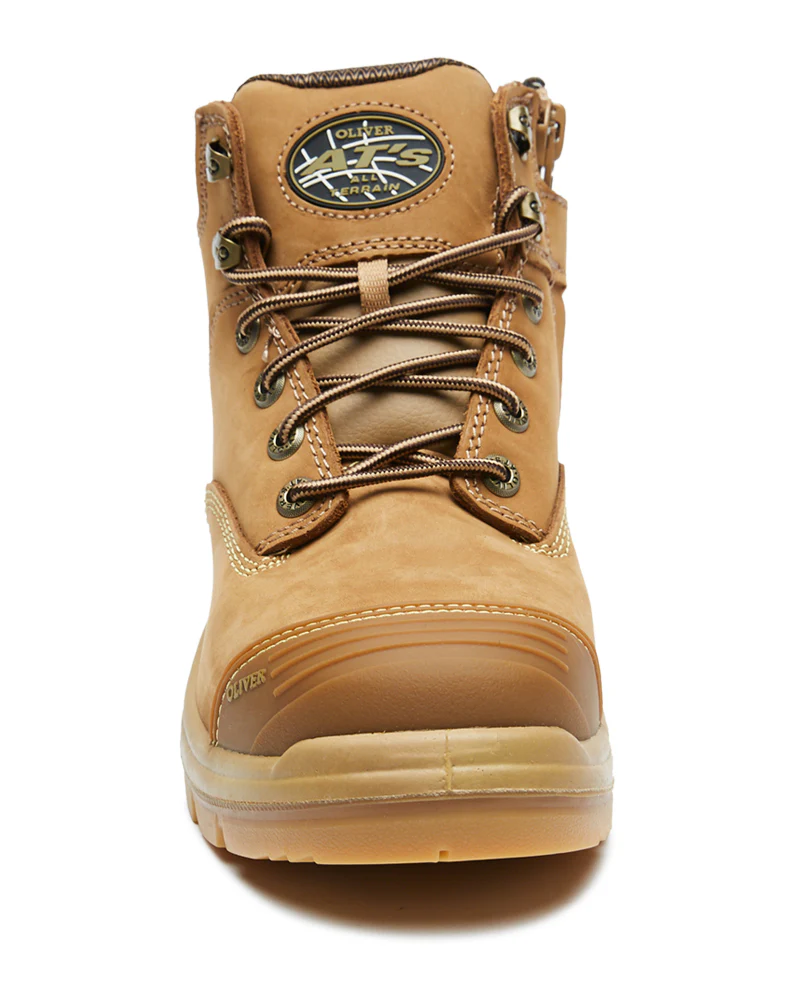 AT 55-350Z Hiker Safety Boot with Zip  - Stone - Image 5