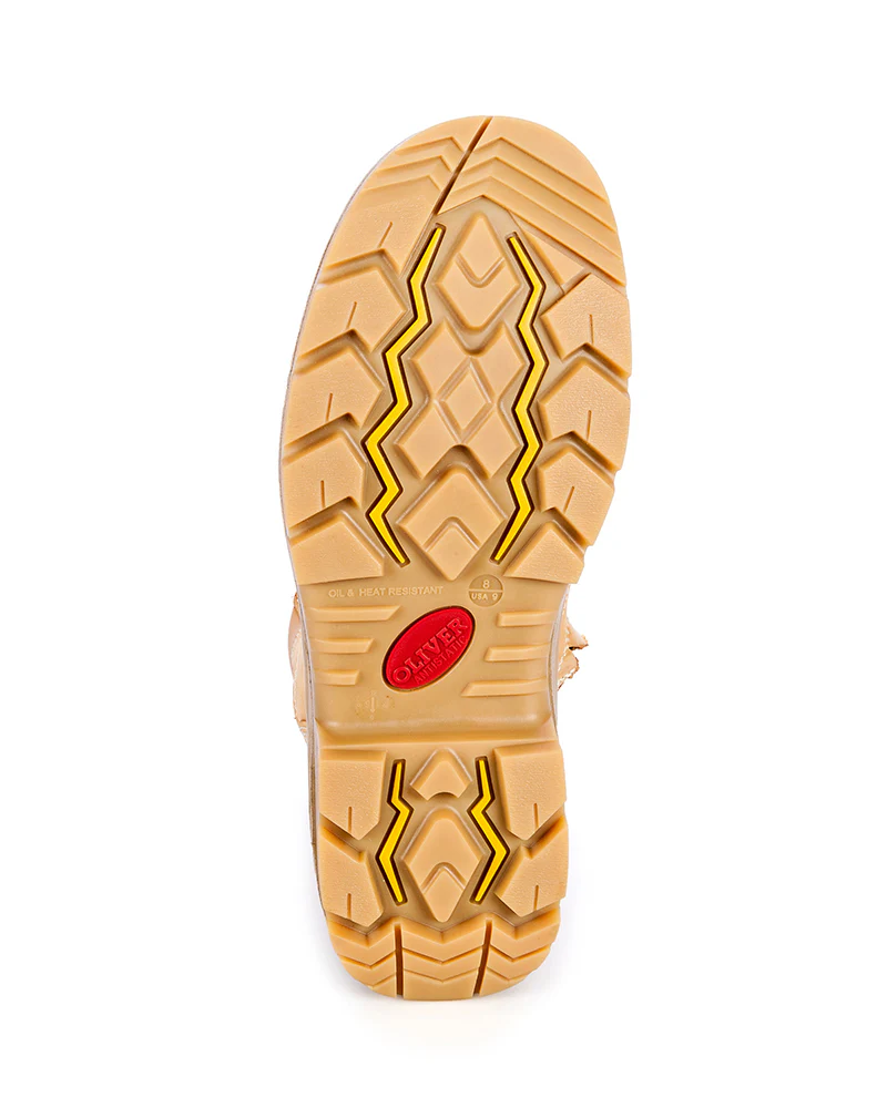 AT 55332Z Lace Up Zip Side Boot - Wheat - Image 6