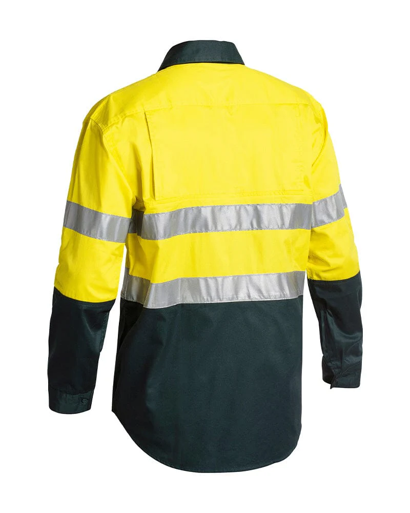 3M Taped Cool Lightweight Shirt LS - Yellow/Bottle - Image 2