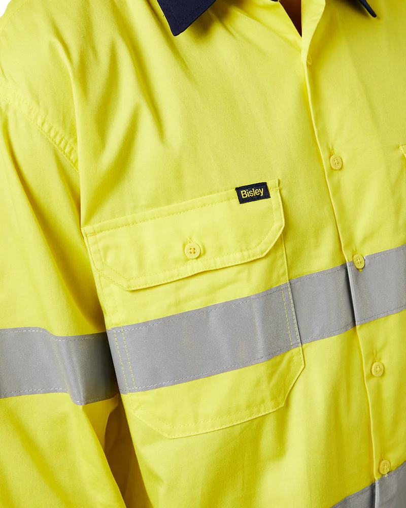 3M Taped Cool Lightweight Shirt LS - Yellow/Navy - Image 5