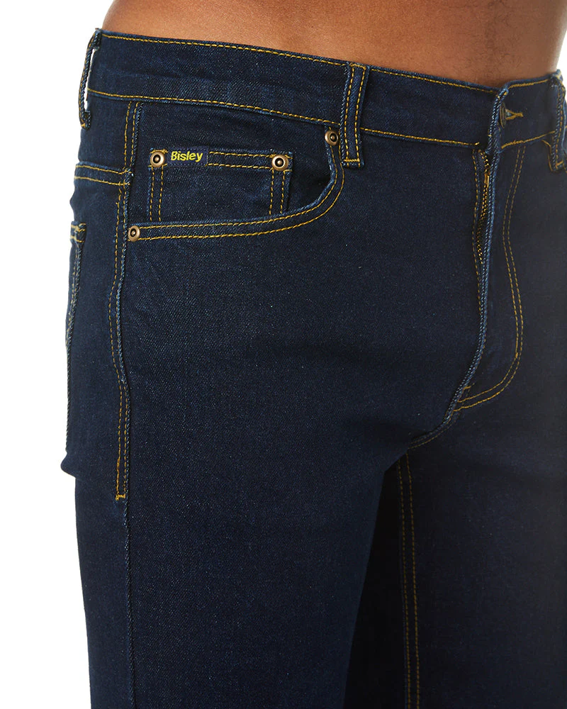 3M Taped Rough Rider Stretch Denim Jeans - Navy - Image 7