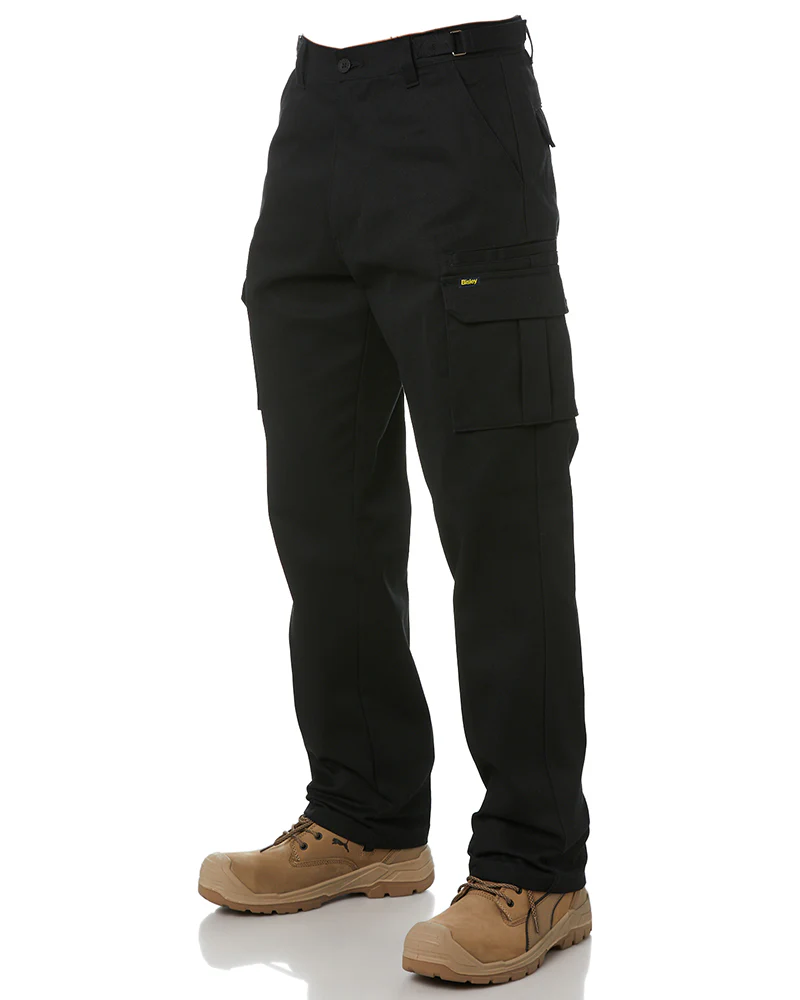8 Pocket Cargo Pants - Black - Image 3