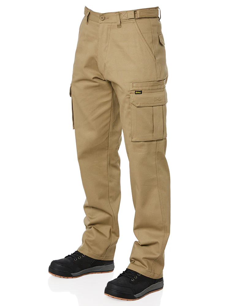 8 Pocket Cargo Pants - Khaki - Image 3