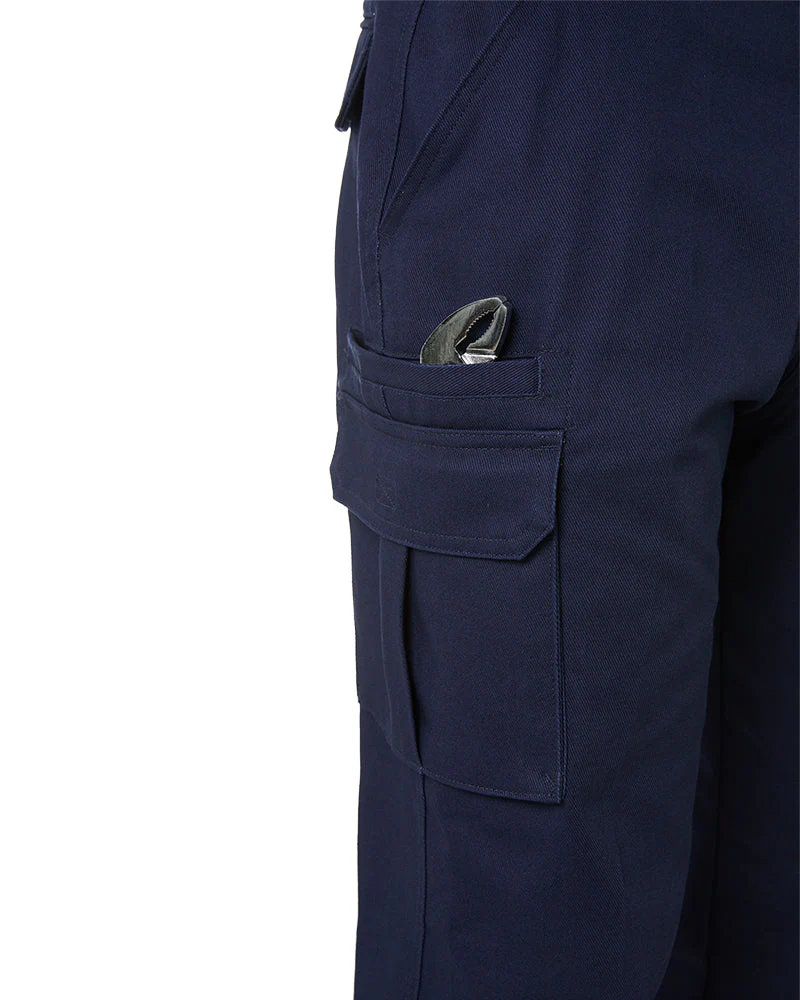 8 Pocket Cargo Pants - Navy - Image 6