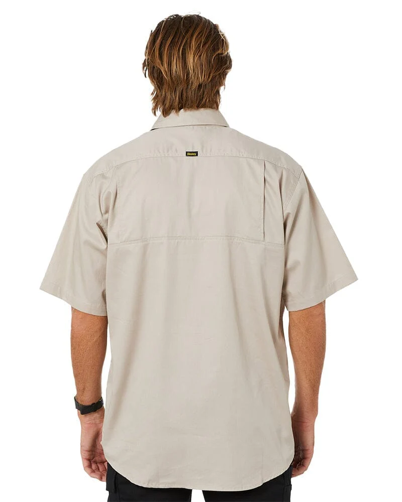 Cool Lightweight Drill Shirt SS - Sand - Image 4