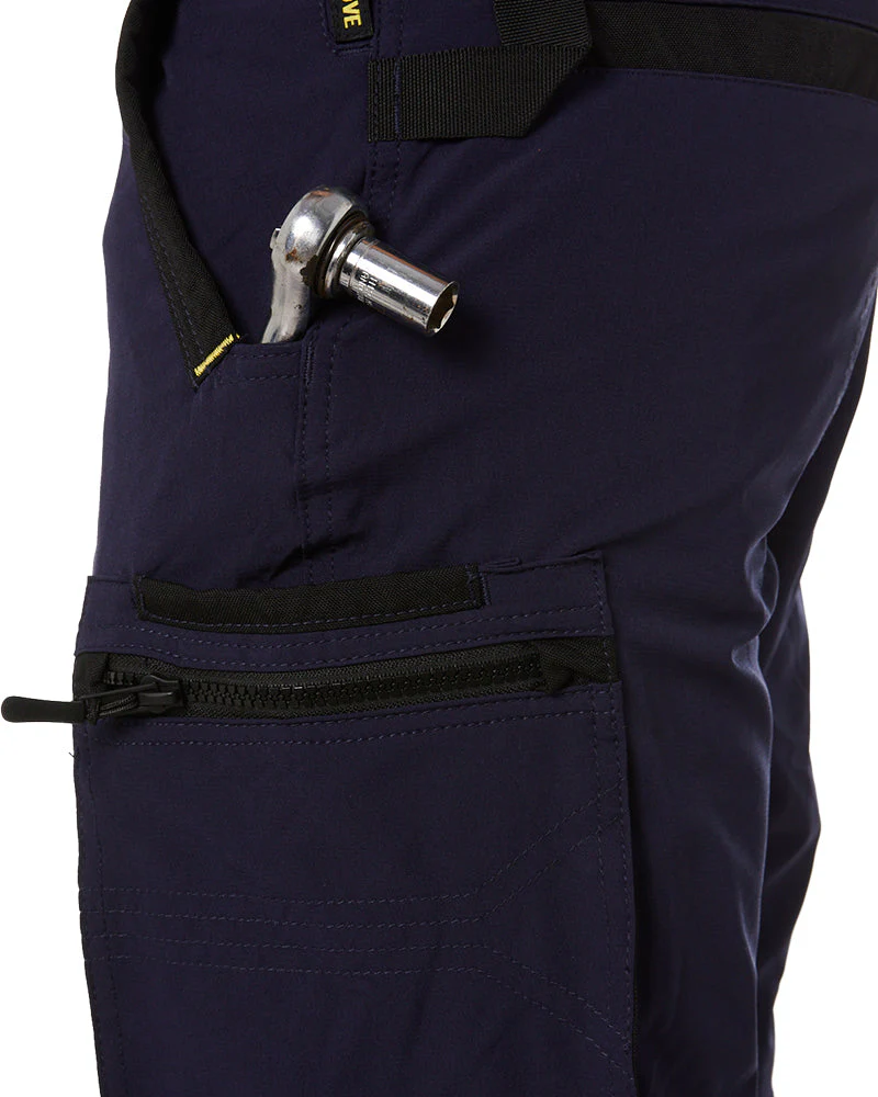 Flex and Move 4-Way Stretch Zip Cargo Short - Navy - Image 6