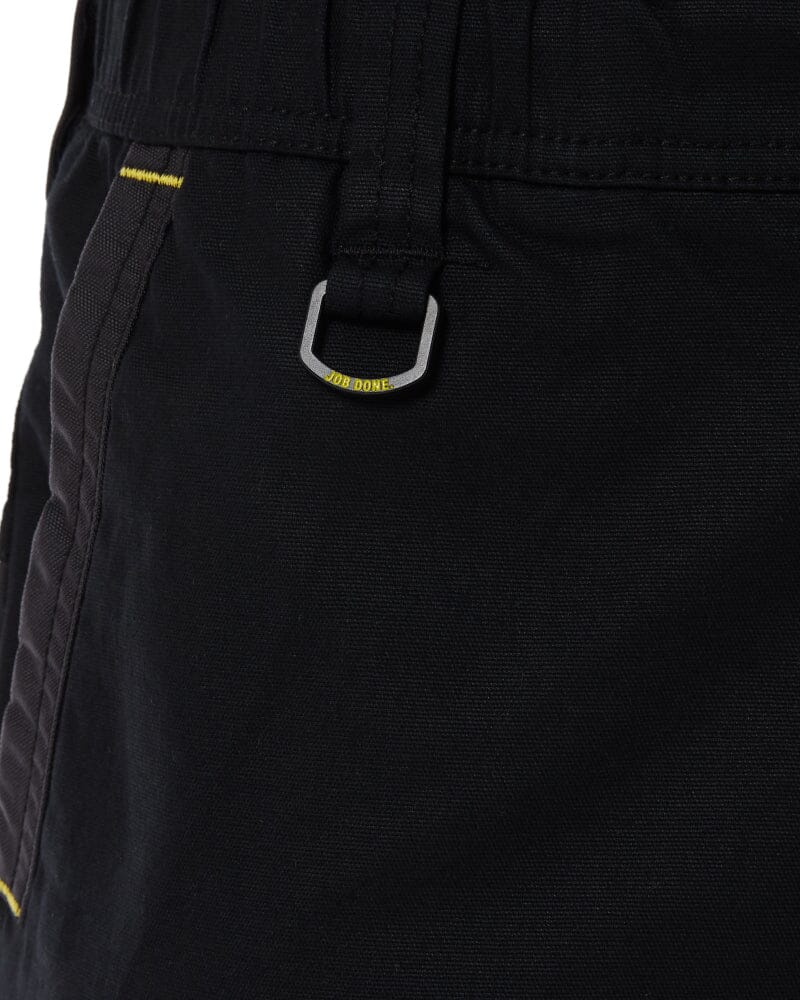 Flex and Move Elastic Waist Stretch Short Shorts - Black - Image 7