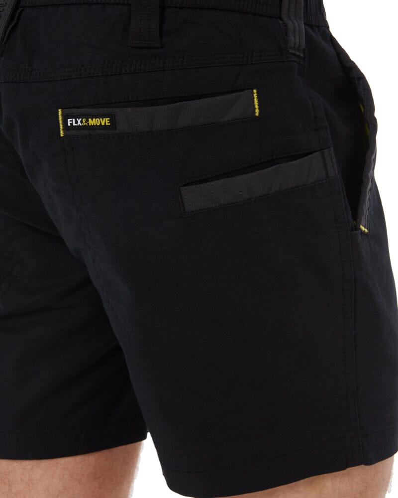 Flex and Move Elastic Waist Stretch Short Shorts - Black - Image 8