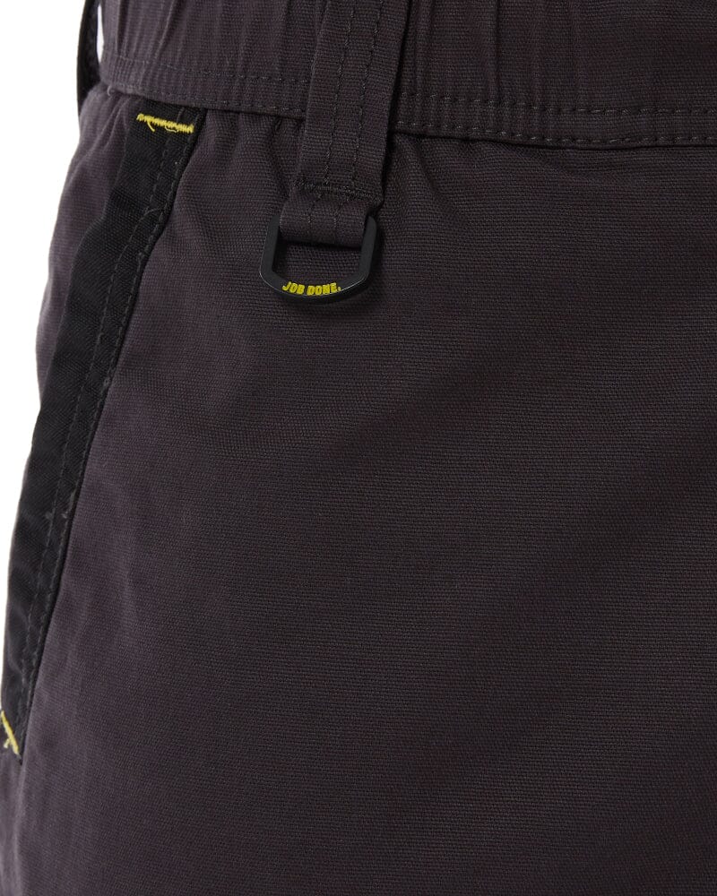 Flex and Move Elastic Waist Stretch Short Shorts - Charcoal - Image 7