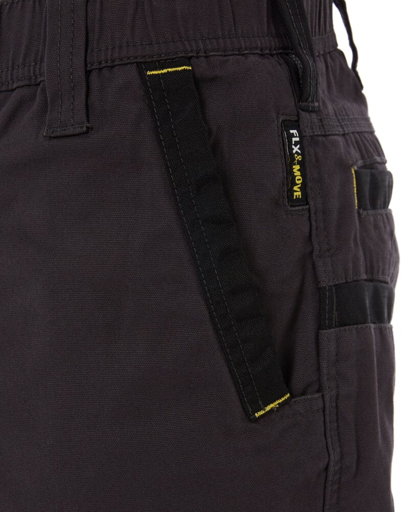 Flex and Move Elastic Waist Stretch Short Shorts - Charcoal - Image 8