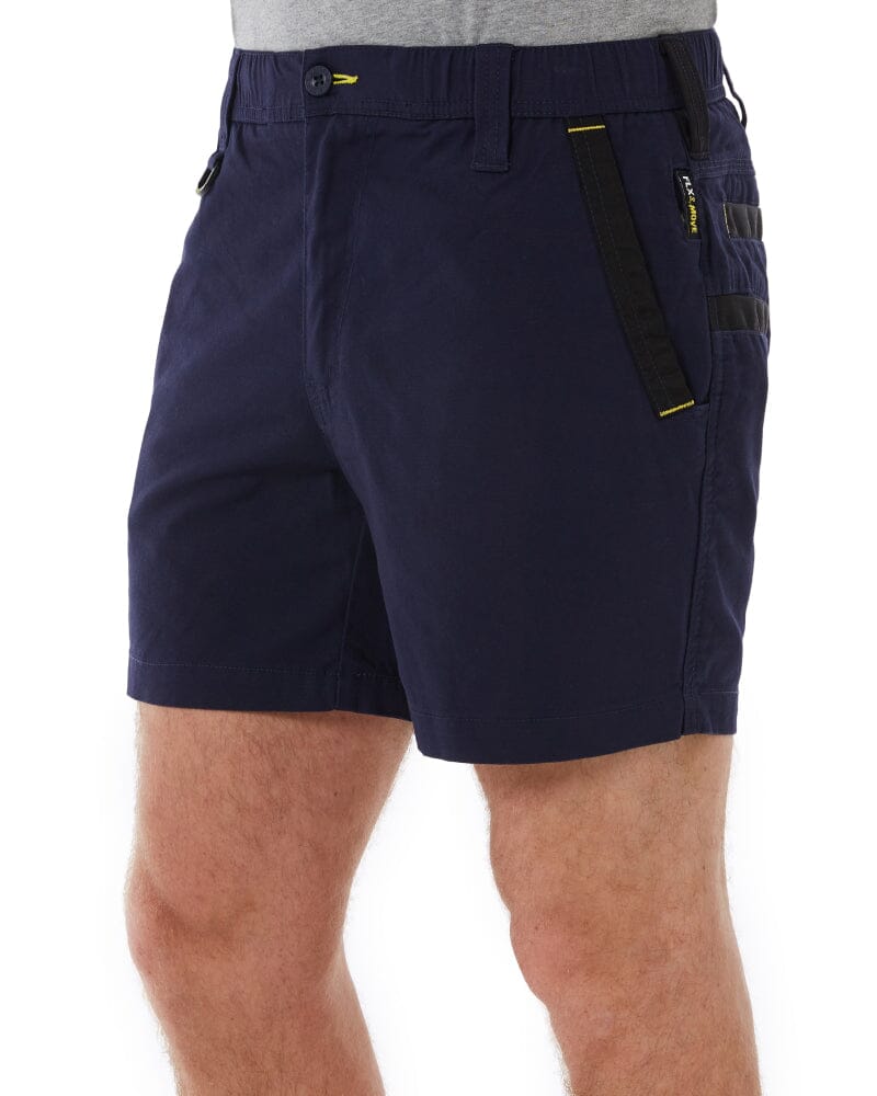 Flex and Move Elastic Waist Stretch Short Shorts - Navy - Image 3
